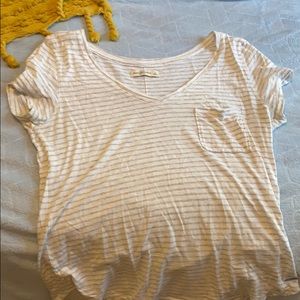 Striped shirt sleeve